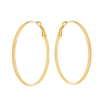 DONNA Flat Hoops