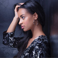 DONNA Flat Hoops