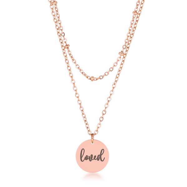 "Loved" Necklace