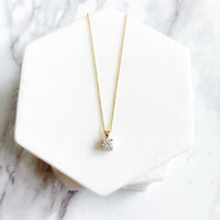 STEPHANIE Solitaire Necklace